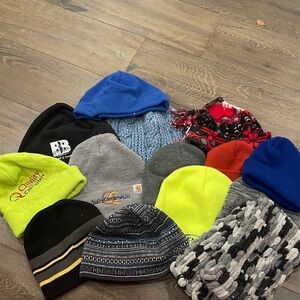 Carhartt Gray Kids Beanie Bundle